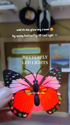 Glowing 3D Butterfly LED Lights for Your Room