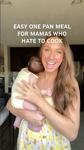 Easy one pan chicken and feta orzo bake