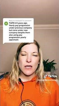 Protection of pay progression after TUPE transfer | Video Shorts