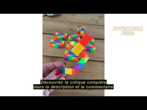 Avis sur la GOLDGE 15 pièces Serpent Magique, Mini Magic Snake Cube, Puzzle Cube Enfant Casse-Tête,