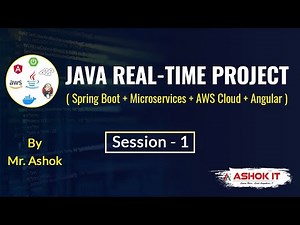 Java Realtime Project (full stack development) By Mr. Ashok | Session - 01 | Ashok IT