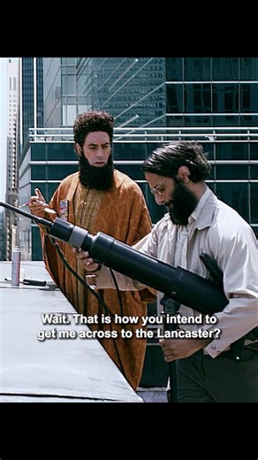 He Was Too Heavy to Cross the Zipline 😂🪂 | The Dictator (2012)