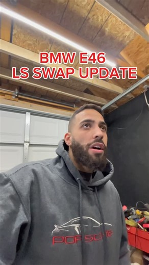 DJ MOTORS on Instagram: "E46 LS SWAP ALMOST THERE! #bmw #e46 #projectcar #lsswap #carsofinstagram"