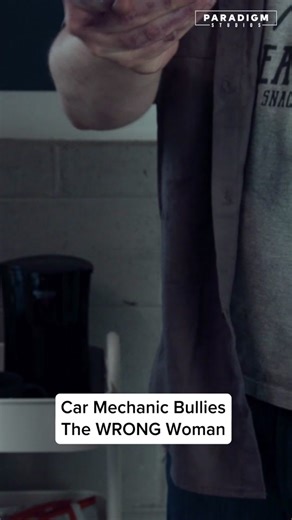 Car Mechanic Bullies The WRONG Woman #paradigmstudios #karma #lifelessons #women #mechanic #scammer