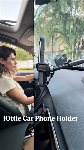 Pinar Urer on Instagram: "Hands on the wheel, phone perfectly in place 🚗✨ The iOttie car mount is seriously that easy to assemble - no tools, no stress. Just mount it, tap the Easy One Touch button, and your phone locks in securely with one hand. And the little detail I love most? The magnetic cable holder keeps my charger exactly where I need it - no more digging while driving 🙌 Get yours: https://amzn.to/44F0G5g 👉 Follow @iottie for more clever car essentials 💙 @stackinfluence #iottie #iot