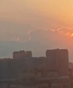 Visual phenomena like this have been observed all over the world. It is only possible due to our sun and moon being within the reflective structure of the firmament. | The Creation of the Earth - A Biblical Cosmology Curriculum