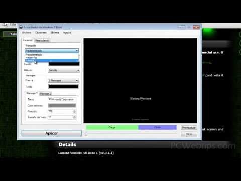 Cómo personalizar la pantalla de arranque en Windows 7 - Windows 8
