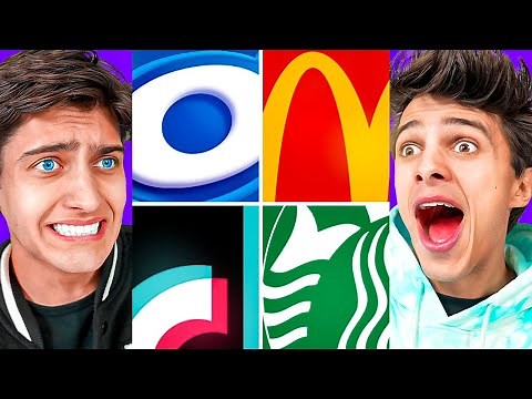 GUESS THE LOGO! Brent Rivera Vs Dom Brack