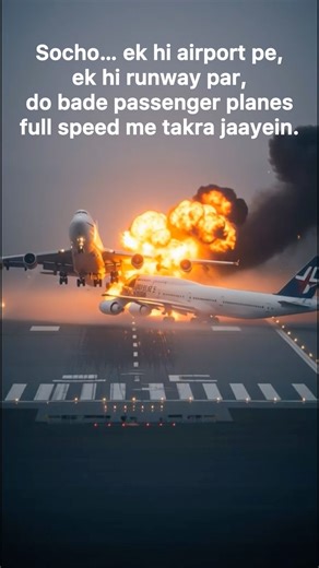 1977 Tenerife Airport Disaster 😱 | Ek Galat Message, 583 Log Zinda Jal Gaye ✈️ #shorts #viral #ai