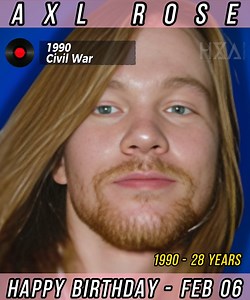 A look through the years at the 'Poet of Rock' Axl Rose ♫ | HXA Production