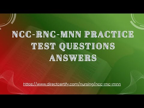 NCC-RNC-MNN Practice Test Questions Answers
