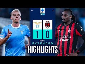 LAZIO-MILAN 1-0 | EXTENDED HIGHLIGHTS | SERIE A 2025/26