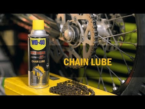How to use WD-40 Specialist Automotive Chain Lubricant