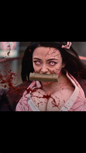 Demon Slayer: Nezuko vs Daki #anime #liveaction #ai