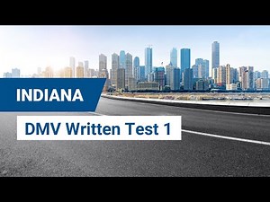 2024 Indiana DMV Written Test #1