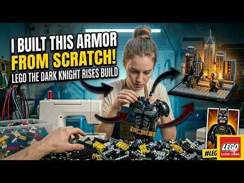Epic Dark Knight LEGO Build – From Nothing to Shadow Legend!🦇🧱