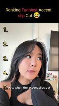 Ranking the funniest accent slip out 😂 #funny