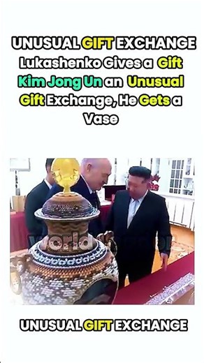 Lukashenko Gives a Gift to Kim Jong Un