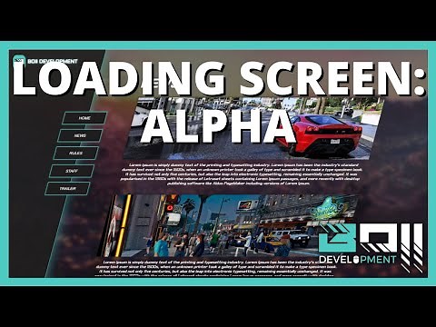 Loading Screen Alpha | FiveM Scripts | BOII Development *FREE*