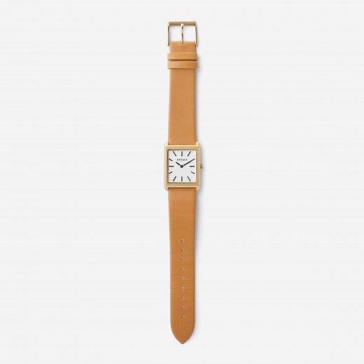 Virgil | Rectangle Watch | Gold/Clay | BREDA Watch