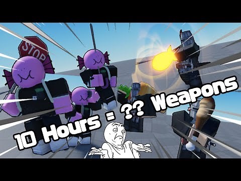 Who can make the "better" Weapons in 10 Hours?? [Roblox Studio]
