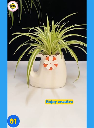 114K views · 7.7K reactions | Recycle discarded plastic bottles into unique decorative flower pots | Enjoy creative | Facebook