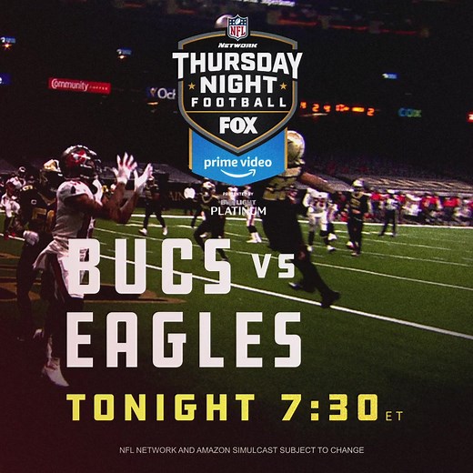 39K views · 1K reactions | Tom Brady and the Bucs take on Jalen Hurts and the Eagles TONIGHT at 7:30 ET on FOX and the FOX Sports App. #TNFonFOX https://foxsports.onelink.me/SY6x/e7a5b9b1 | FOX Sports | Facebook