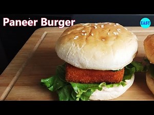 Paneer Burger recipe | crispy and spicy | how to make tasty paneer burger