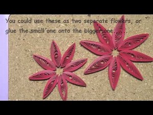 Meg's Quilled Christmas Poinsettia 1.m4v