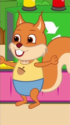 ESQUILO RECICLA O LIXO MISSÃO SUSTENTÁVEL INCRÍVEL! 🙌 Desenho Infantil Divertido 🙌