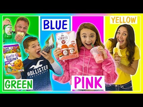 Last to STOP Eating Their Color of food WINS $10,000 | We Are The Davises