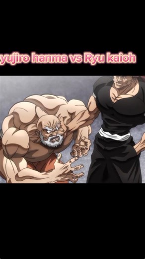 Yujiro Hanma vs Ryu Kaioh 🥶🔥 Strongest Creature Unleashed#baki #bakidou #yujirohanma #animeedit