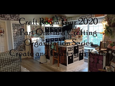 Craft Room Scrapbook Tour 2020 Part 1 in Crafting Organization Series with IKEA storage solutions