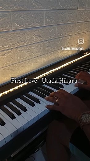 First Love - Utada Hikaru _ Piano #firstlove #utada #firstlovestatus #hikaru #utadahikaru #fyp
