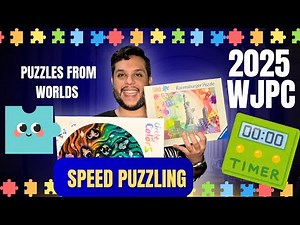 Speedpuzzling 2 World Jigsaw Championship Puzzles | New York Postcard & Circle of Colors in 2 Hrs