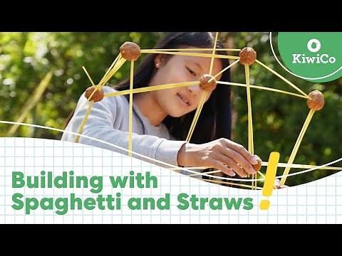 Spaghetti Skyscraper and Straw Bridge Challenge | Backyard Science Lab | KiwiCo