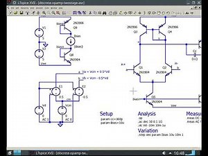 Two-stage opamp analysis in LTspice - part 1 DC