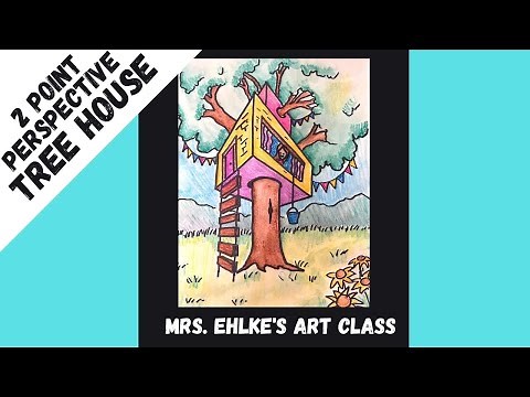 2 Point PERSPECTIVE TREE HOUSE