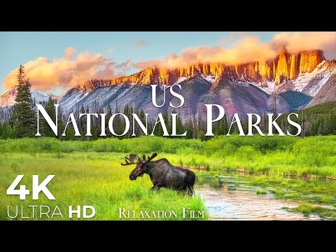 National Parks 4K • Majestic Wild Vistas with Meditation Music | Ultra HD Relaxation Film