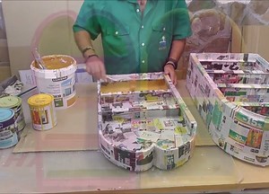 999K views · 1.3K reactions | DIY ORGANIZER MADE WITH A CARDBOARD BOX By: Santiago y sus Ideas | MetDaan DIY | Facebook