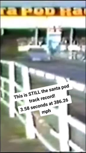 Sammy Miller Vanishing Point Rocket Car Breaks Santa Pod Track Record in 1984!