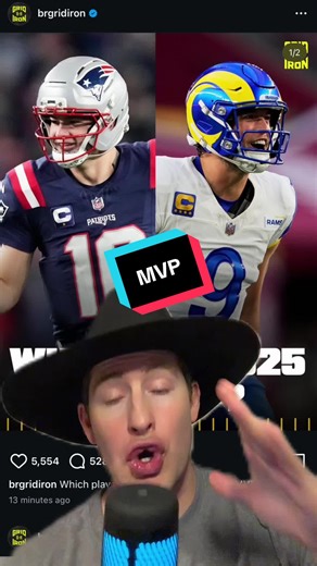 Who wins MVP #mvp #nfl #rams #patriots #kalshi | nfl game