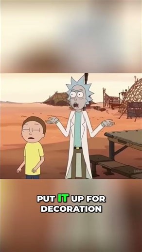 Rick & Morty: Unlocking Cosmic Artifacts & Alien Shenanigans! #shorts