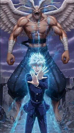Gojo vs Mahoraga 🔥 The Strongest Fight in Jujutsu Kaisen