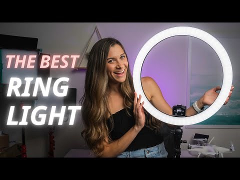Neewer Ring Light 18" (Review + Setup) | BEST RING LIGHT 2022 for making videos!