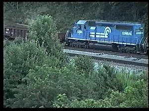 Horseshoe Curve Minor Derailment on July 31, 1991