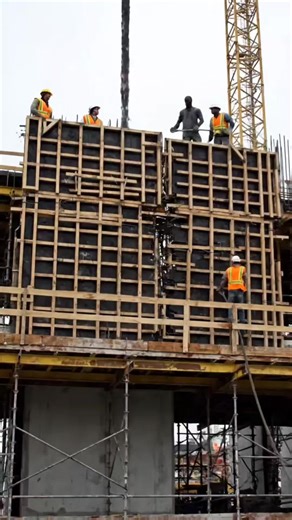 Unreal Construction Collapse! Watch the Chaos Unfold! 🚧💥 #WorksiteFail #Disaster