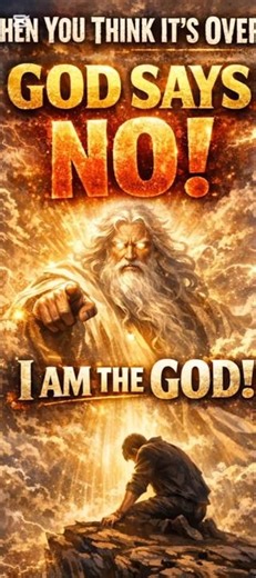 “When You Think It’s Over… GOD Says NO! I Am The GOD!”