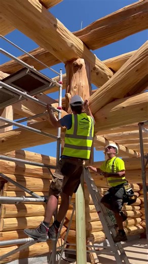 Langberg Log Homes | One of the biggest highlights this year was our log home reset in Devonshire England. It was super cool to have super Duper Sam from... | Instagram