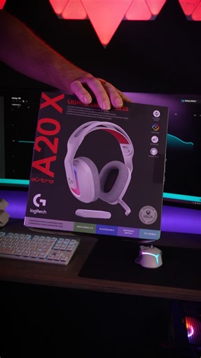 Logitech G | Black or white? Introducing the Logitech G A20 X LIGHTSPEED Gaming Headset. ✌️ Two-system PLAYSYNC AUDIO 🍃 Ultra lightweight design 🎤 48... | Instagram